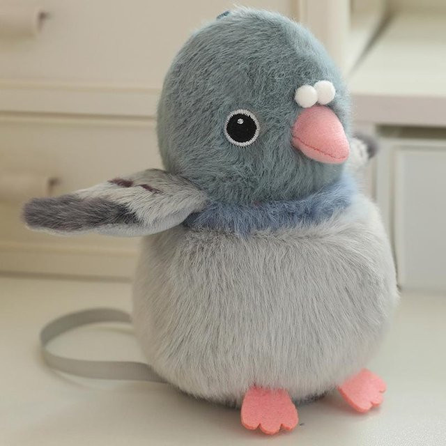 Mini Stehende Schulter Haustier Vogel Plüschtiere, Papagei, Taube, 9-teiliges Set, ab 14 Jahren - Bild 1