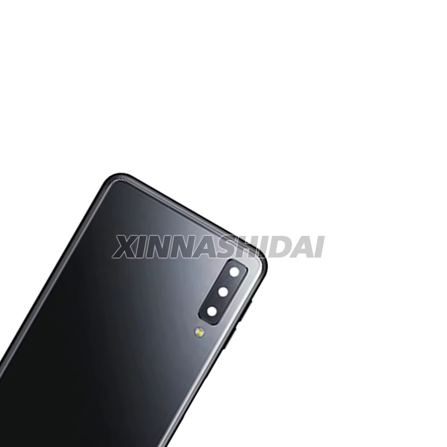 Samsung Galaxy A7 2018 A750 A750F A750FN Rückseite Gehäuse Glas Panel mit Kameraobjektiv in Pink und Multicolour - Bild 3