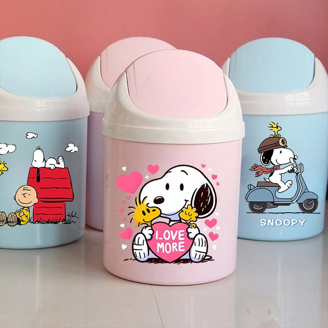 Bandai Snoopys Mini Schreibtisch-Mülleimer, Abfalleimer - Bild 1