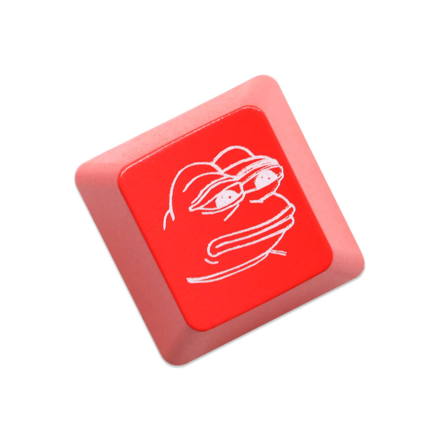 KPrepublic Tastenkappe Sad Frog THX-Meme aus ABS in Schwarz-Rot mit Hintergrundbeleuchtung für R1 ESC - Bild 3