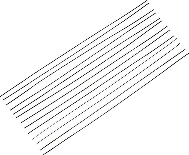 LUX-TOOLS Laubsägeblätter für Metall in Silber, Größe 1 - Bild 1