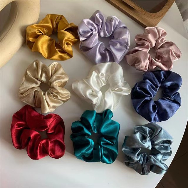 KYDZSW Haargummis, Satin, Damen, Mädchen - Bild 1