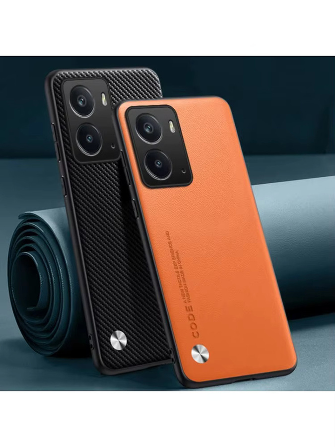 EUCAGR PU Ledertasche für Realme P3 5G und Realme Neo 7X, Stoßfeste Silikon Schutzhülle, Farbe: Rot - Bild 3