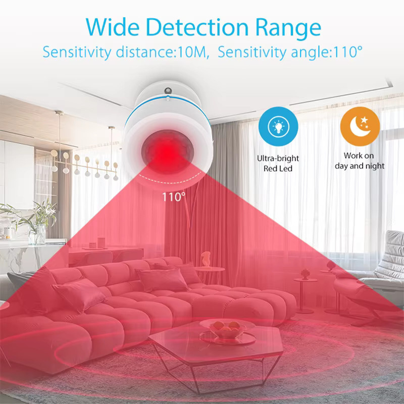 NEO Coolcam Z-Wave Plus 700er-Serie PIR-Bewegungsmelder mit Temperatur-, Feuchtigkeits- und Lichtsensor in Weiß, kompatibel mit SmartThings und Vera - Bild 4