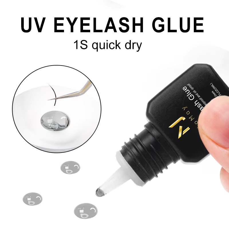 JOMAY UV Wimpernkleber, 5 ml, Lila, Unisex - Bild 4