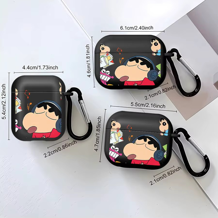 Crayon Shinchan Kopfhörerhülle Schutzhülle für AirPods 1 2 3 Pro 4 in Multicolour - Bild 2