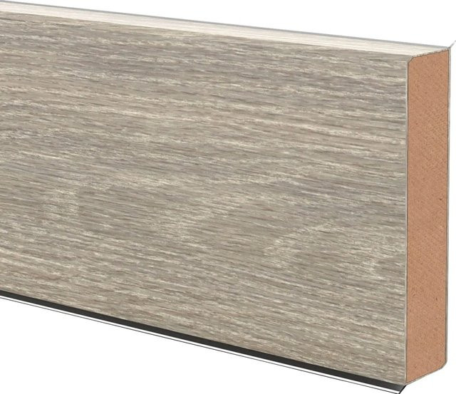 Döllken Profiles Sockelleiste Cubu 60 Touch & Style Eiche Grau, H: 60 mm, B: 13 mm, Länge: 2500 mm - Bild 1
