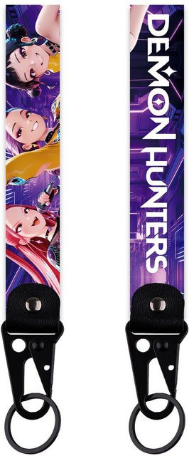 Artily Anhänger Kette, Leder, Purple, Kinder - Bild 1