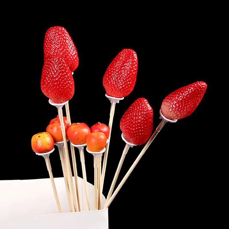 100 Stück Transparente Kunststoff Schokoladen- und Blumenkugeln für DIY Bouquet-Verpackungen - Bild 2