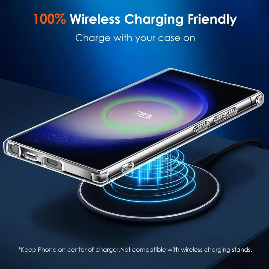 Transparentes TPU Schutzcase für Samsung Galaxy S25 S24 S23 S22 S21 S20 Ultra Plus FE - Bild 4
