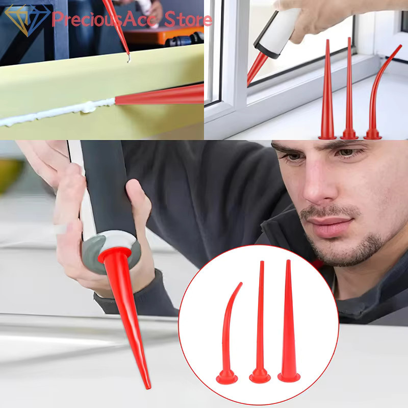Camber Long Caulking Nozzle Set Kunststoff Applikator und Verlängerungswerkzeug für Silikon und Dichtstoffe - Bild 2