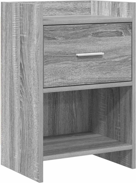 vidaXL Nachttisch Grau Sonoma modern aus Holzwerkstoff B/T/H: 40 x 30 x 60 cm - Bild 1