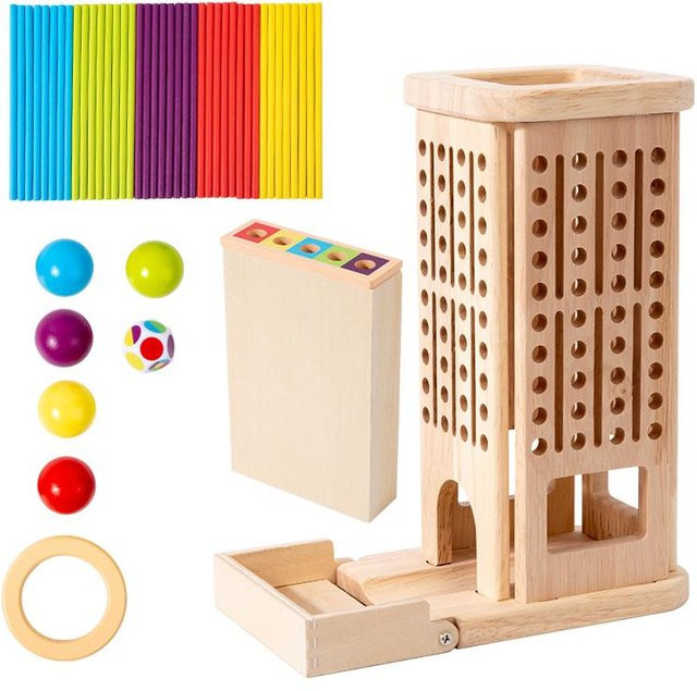 Binchi Holzstift Zeichenspiel, 3-in-1, ab 3 Jahren - Bild 1