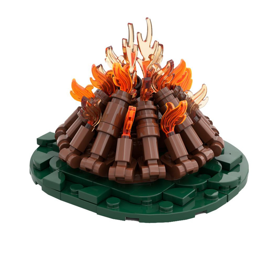 Gobricks MOC Lagerfeuer Tato Bausteine ab 14 Jahren - Bild 2