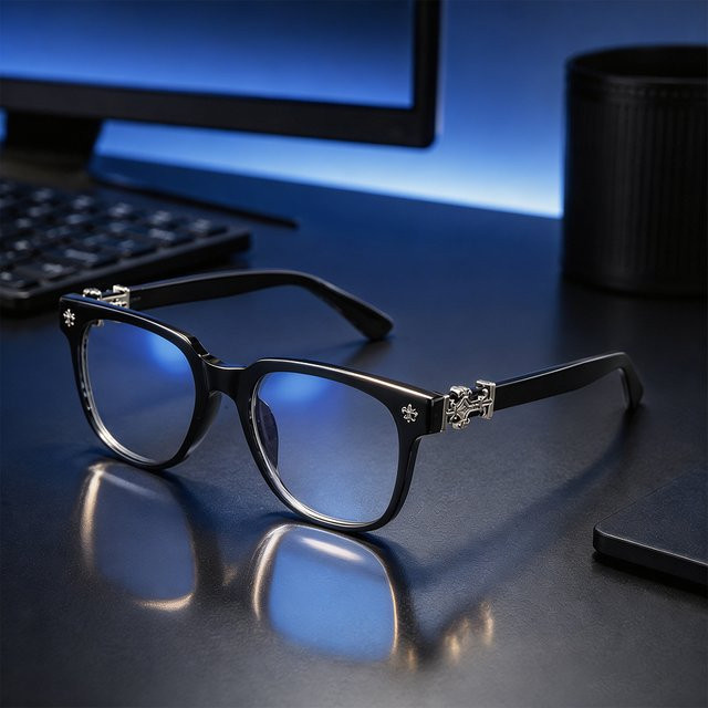 AWGSEE Korrektionsbrille, Unisex, Eckig, Vollrand, Schwarz, Kunststoff - Bild 1