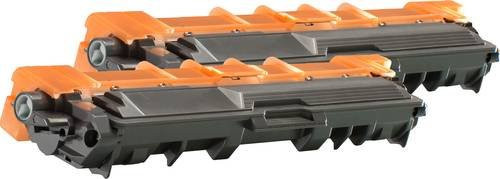 KMP Tonerpatronen kompatibel mit Brother TN-242BK, 2er-Pack, Schwarz, 5000 Seiten Kapazität - Bild 1