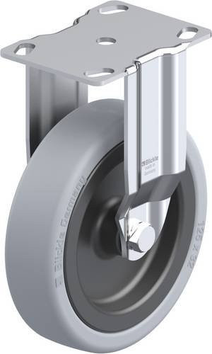Blickle Bockrolle BKPA-VPA 126G in Schwarz/Grau mit Schraubbefestigung, Rad-Durchmesser: 12,5 cm, Tragfähigkeit: 120 kg - Bild 1