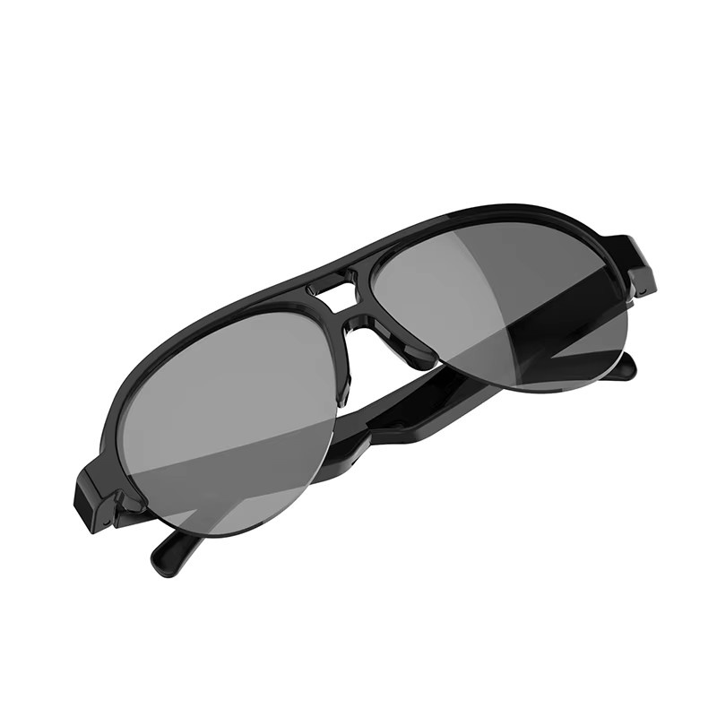 BESY F08 Smart-Musik-Sonnenbrille mit Kamera und Bluetooth 5.3 für Damen und Herren in Schwarz mit HIFI-Audio und Sprechfunktion - Bild 2
