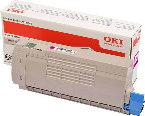 OKI Original Toner Cartridge C712 Magenta für Laserdrucker, Reichweite 11500 Seiten, 46507614 - Bild 1