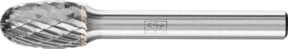 PFERD TOOLS Hartmetall Hochleistungsfrässtift TOUGH Tropfen TRE, Farbe: Silber, Durchmesser: 10 mm, Länge: 16 mm, Schaft-Durchmesser: 6 mm - Bild 1