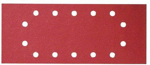 Bosch Expert Schwingschleifpapier für Holz und Lack, gelocht, Körnung 120, Farbe Rot, 10 Stück, L x B: 280 x 115 mm - Bild 1