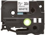 Brother TZe-261 Beschriftungsband laminiert Schwarz auf Weiß, Breite: 3,6 cm, Länge: 8 m - Bild 1