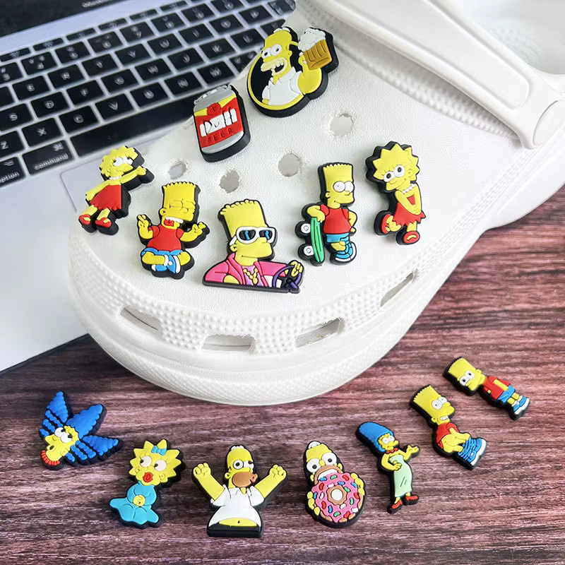 Cartoon-Schuh-Charms-Set, PVC, Kinder - Bild 4