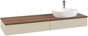 V&B Waschtischunterschrank Antao ohne Frontstruktur in Weiss lackiert, B/T: 160 x 50 cm - Bild 1