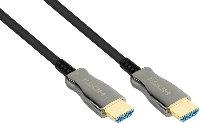 AOC Hybrid Ultra-High-Speed HDMI 2.1 Kabel PYTHON, 8K @60Hz / 4K @120Hz, 48 GBit/s, schwarz, 100 m - Bild 1