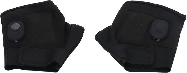 OutsideWorld Beheizte Halbfinger-Handschuhe mit USB-Anschluss und dreistufigem Display in Schwarz - Bild 1