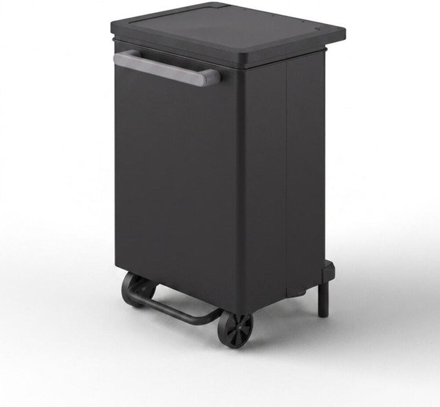 STIL CASA Recycling-Behälter mit Pedalöffnung, 70 l, Weiß, B/T/H: 37 x 47 x 70 cm - Bild 1