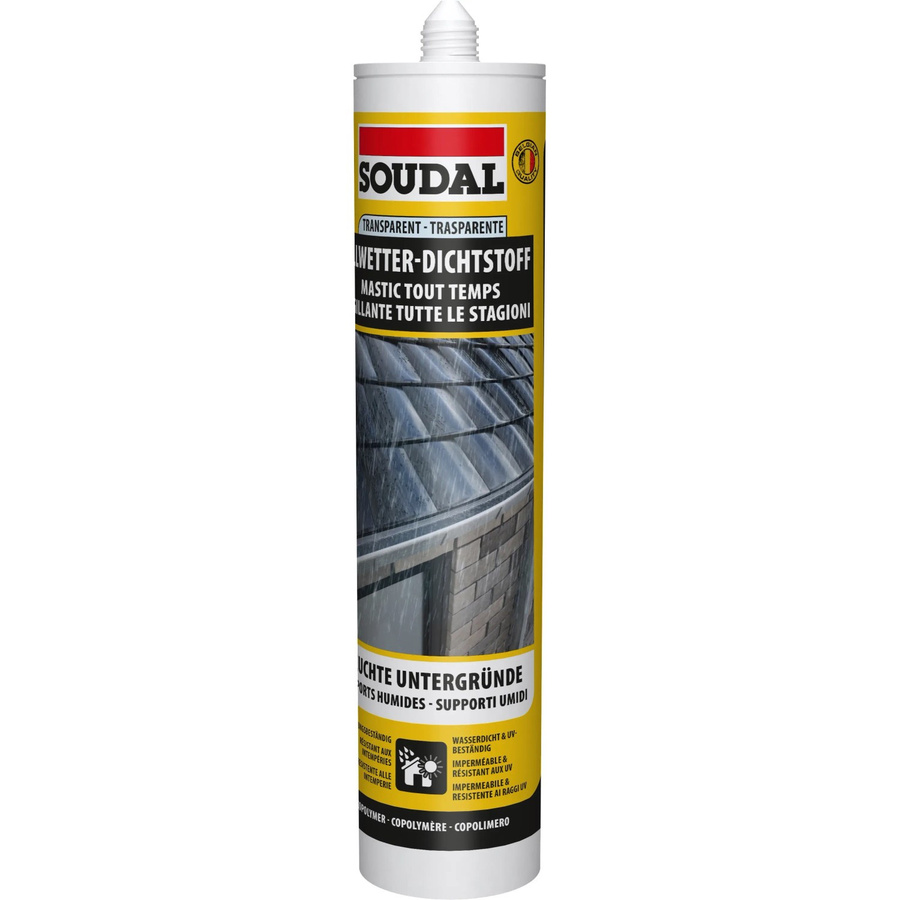 Soudal Allwetter Acryl-Dichtstoff Transparent - Bild 2
