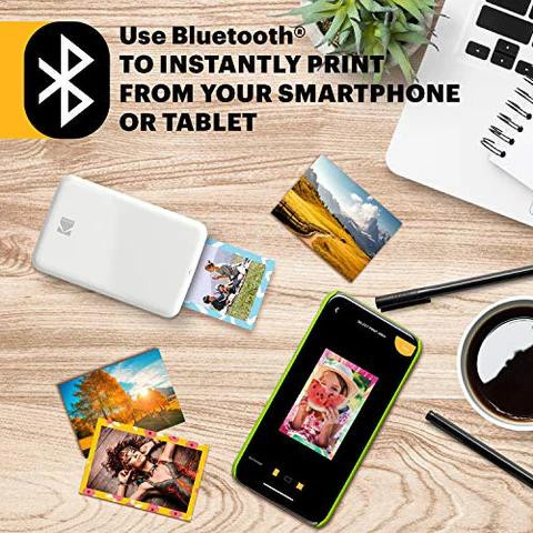 Kodak Step Sofort-Mobilfoto-Drucker mit Zink-Technologie und Bluetooth in Weiß - Bild 2