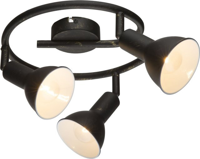 Globo Lighting Strahler CALDERA Deckenstrahler aus Metall in Schwarz oder Weiß mit E14 Fassung - Bild 1