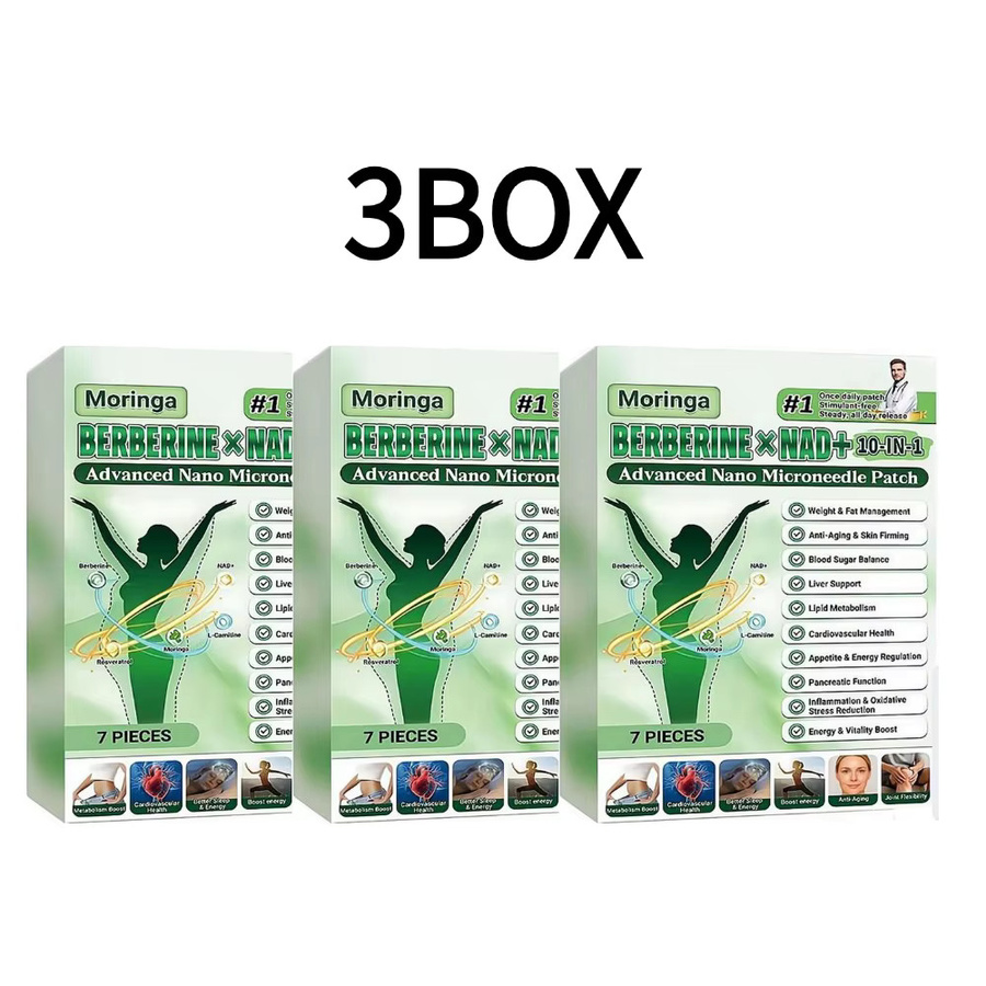 jaysuing Moringa NAD+ Nano-Mikronadel-Pflaster für den Körper, 7 Stück - Bild 4