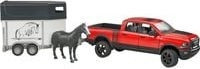 Bruder RAM 2500 Power Wagon mit Pferdeanhänger und Pferd Modellfahrzeug 1:16 - Bild 2