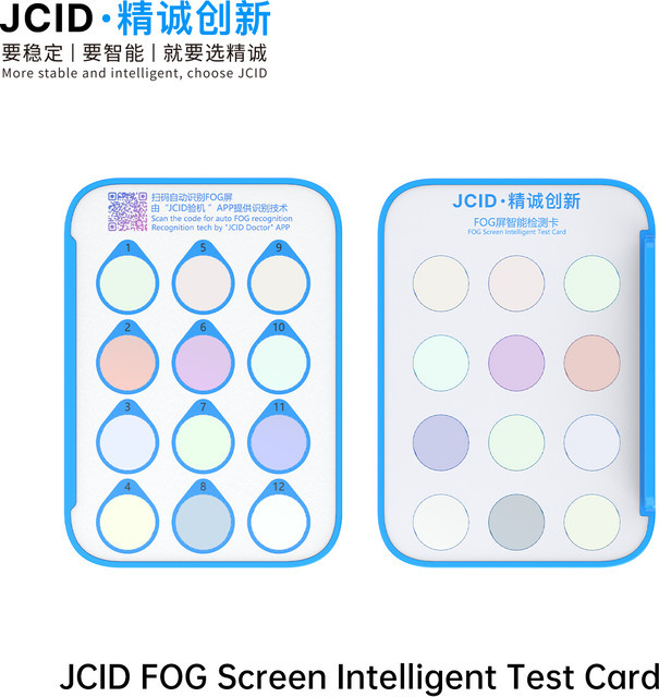 JCID FOG Screen Intelligente Testkarte für automatische Mobiltelefon-Tests und Reparaturen, Multicolour - Bild 1