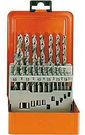 Projahn Spiralbohrer-Set TURBO HSS-G, 19-teilig, Ø 1–10 mm, in orangefarbener Bohrerkassette - Bild 1