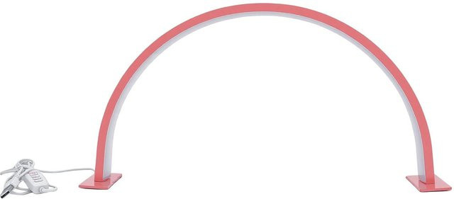 GoolRC Halbmond-Nageltischlampe in Pink mit LED, dimmbar und 3 Lichtfarben, USB-Betrieb aus Aluminiumlegierung und PVC - Bild 1