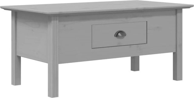 vidaXL Couchtisch BODO in Grau aus massivem Kiefernholz, B/T/H: 100 x 55 x 46 cm - Bild 1