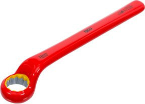 BGS VDE Einringschlüssel tief gekröpft aus Chrom-Vanadium-Stahl in Rot SW 32 mm - Bild 1