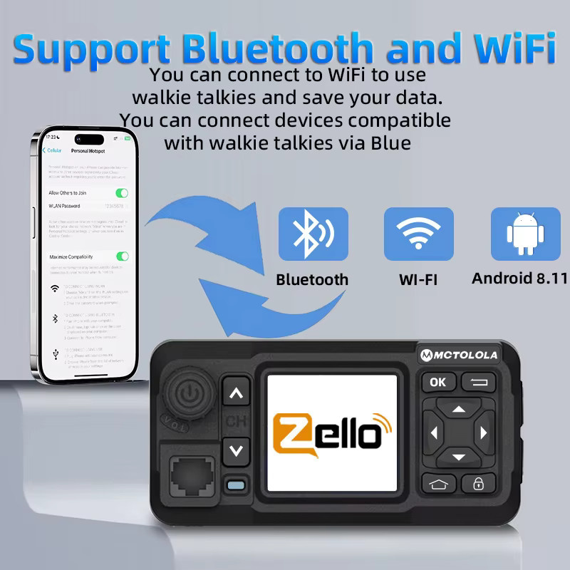 Motorola 4G Android PoC Autoradio mit Wi-Fi, Bluetooth und GPS in Schwarz - Bild 5