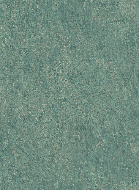 Arte International Tapete Canyon in Petrol und Türkis mit abstraktem Design aus Vlies für Wohnzimmer und Schlafzimmer - Bild 1