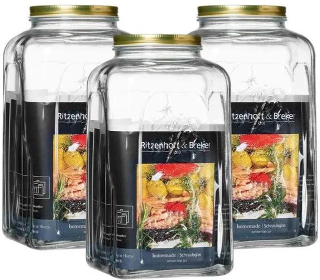 Ritzenhoff & Breker Homemade Einmachgläser transparent 6er Set mit 300 ml Füllmenge - Bild 1