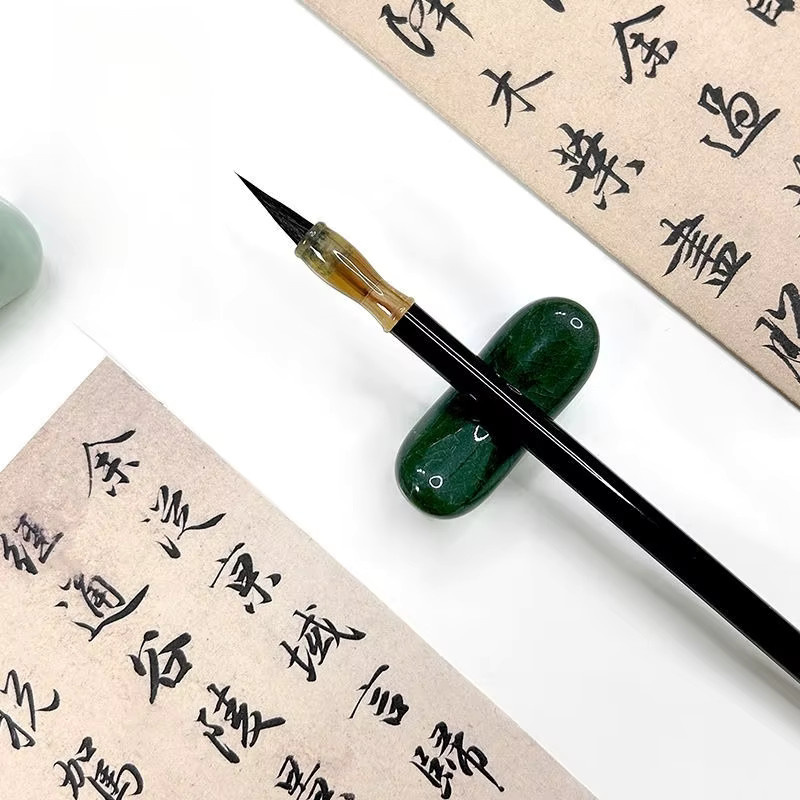 Langhao Kalligrafie-Pinsel für Goldkörperschriften in Schwarz, professioneller kleiner Pinsel für dünne Linien - Bild 3