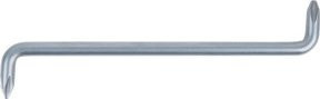 KS Tools Winkelschraubendreher PH1-PH2 aus Stahl in Silber - Bild 1