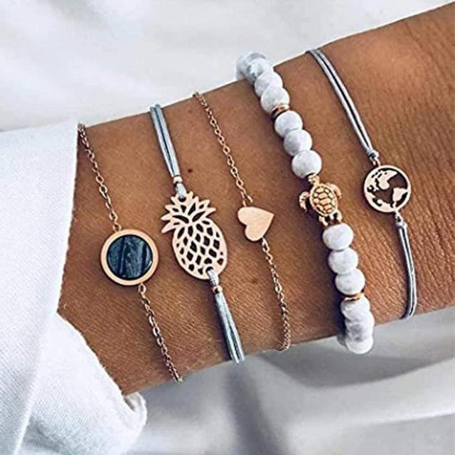 Branets Armband, Türkis, schwarz, Unisex - Bild 1