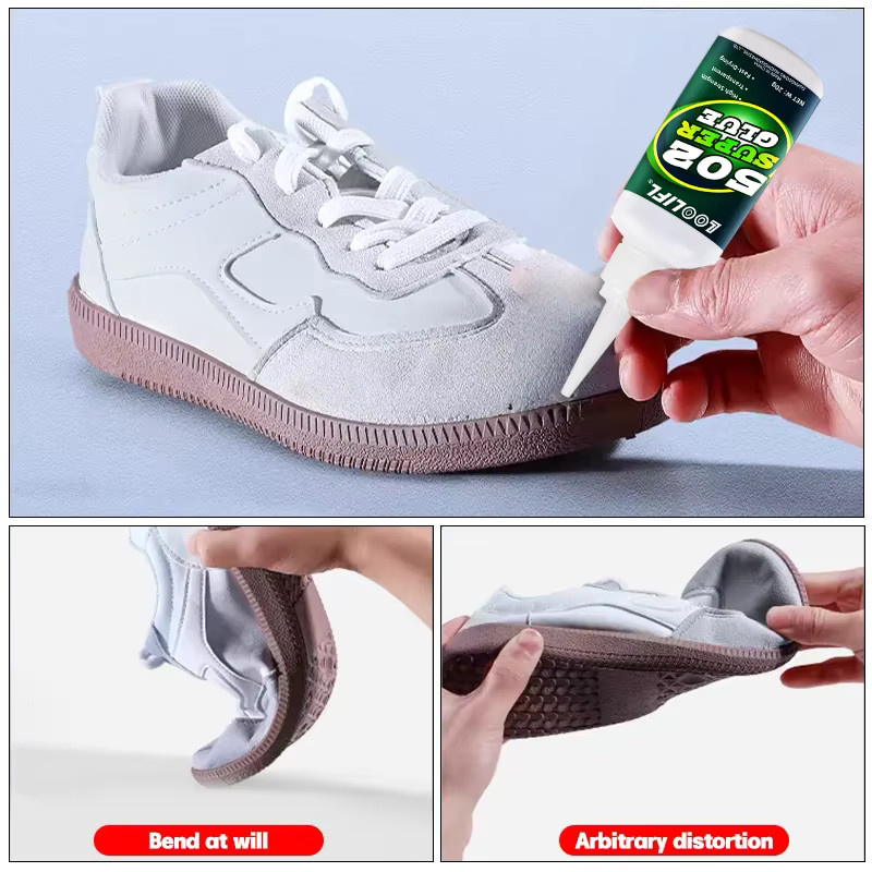 LOOLIFL Superkleber Universeller Klebstoff Transparent 20 ml für professionelle Schuhreparaturen - Bild 2