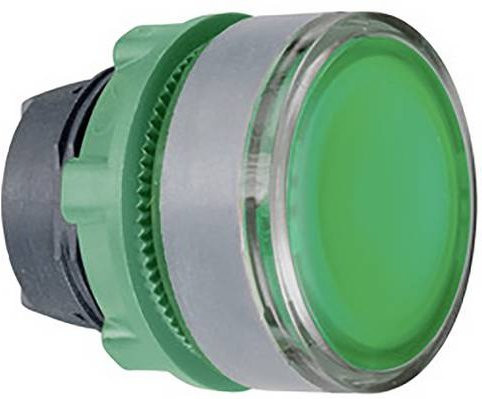 Schneider Electric ZB5AW333C0 Drucktaster-Frontelement aus Kunststoff in Grün und Grau - Bild 1