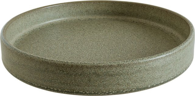 Bonna Stapelteller Adelfa Ripple tief, grün, 6er Pack, 865 ml, Durchmesser: 23 cm, Höhe: 3,7 cm - Bild 1